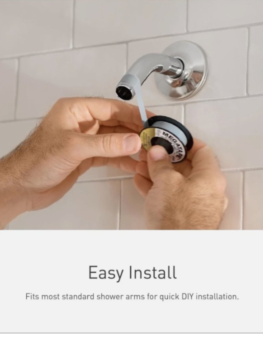 NEW! Moen Verso 7" Rainshower Spray Head with Infiniti Dial - Picture 4 of 5